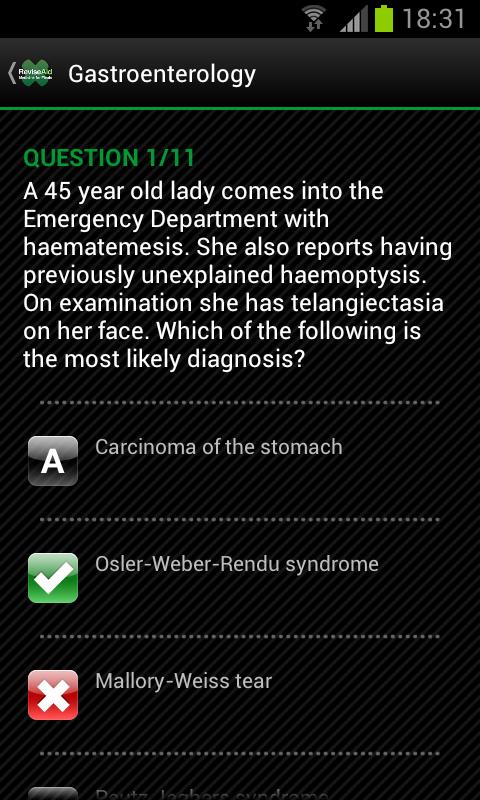 Medicine for Finals Screen 3