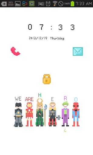 【免費個人化App】Pixel Art go locker theme-APP點子