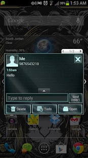 How to mod Smoked Glass GO SMS Pro Theme lastet apk for bluestacks