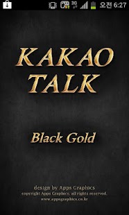 How to install KakaoTalk Theme : Black Gold lastet apk for pc