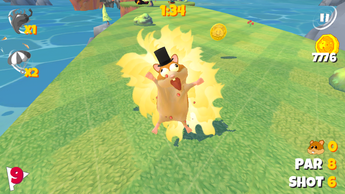 Boom Boom Hamster Golf - screenshot