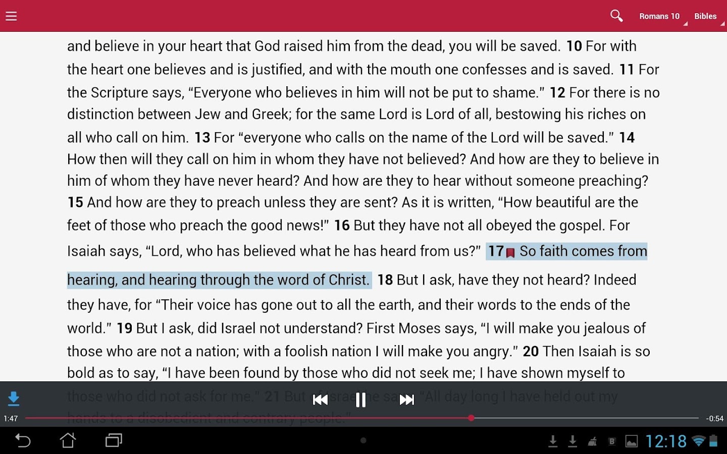 Bible Dramatized Audio Bibles screenshot