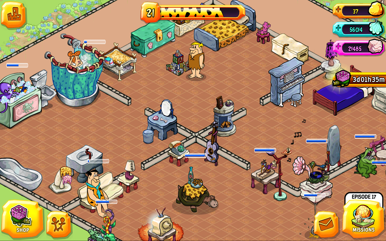 The Flintstones™: Bedrock! - screenshot