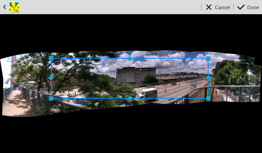  App per unire foto: Bimostitch Panorama Stitcher- screenshot 
