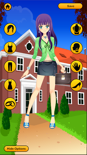 【免費休閒App】Anime Dress Up Games For Girls-APP點子