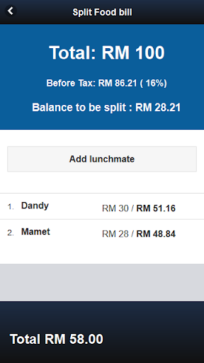 【免費財經App】Lunchmates Split Calculator-APP點子