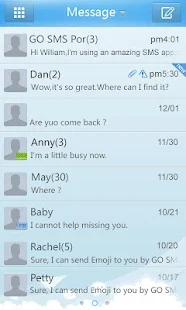 GO SMS Pro GO1.0 Theme - screenshot thumbnail