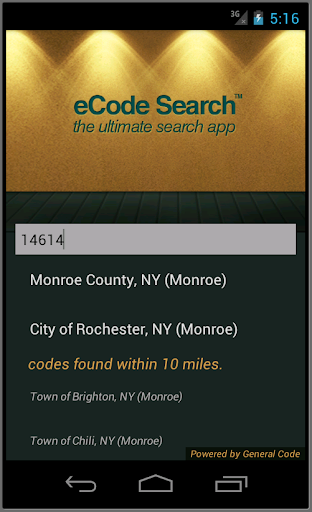 eCode Search