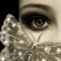 Silver Butterfly and Woman Liv logo