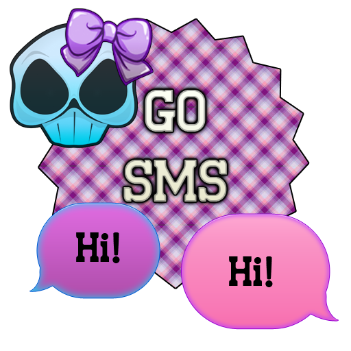 GO SMS - Girly Skulls 5 個人化 App LOGO-APP開箱王