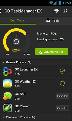 GO Cleaner Task Manager