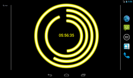 Neon Clock Live Pro Wallpaper poster 5