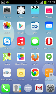 iOS 7 Theme Turbo Launcher - screenshot thumbnail