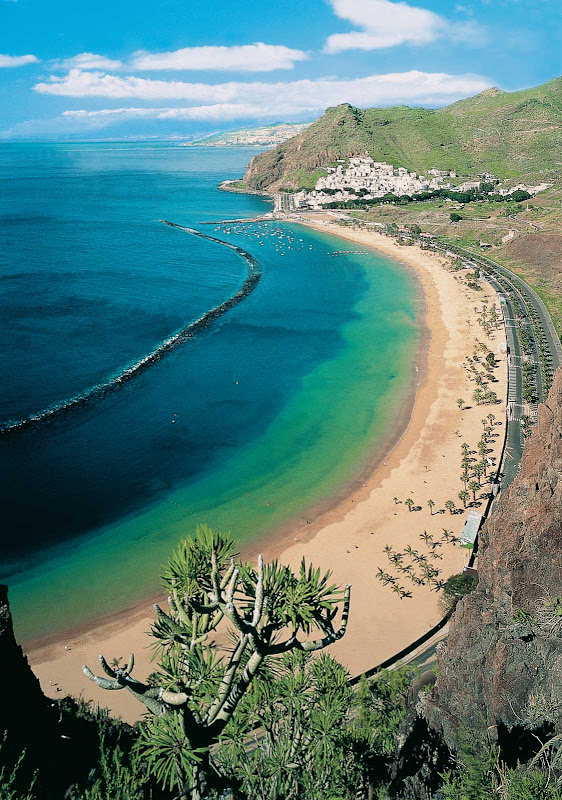 Head to Santa Cruz de Santiago de Tenerife, or Santa Cruz, the capital of Spain's Canary Islands, for a serene getaway on its long, beautiful beaches.