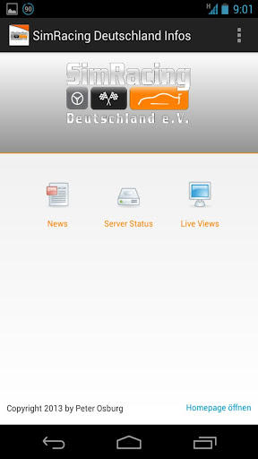 SimRacing Deutschland Info App