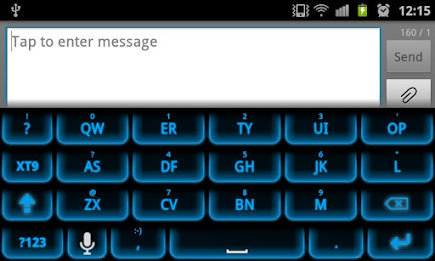 Blue Tech Keyboard Skin poster 4