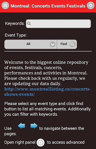 Montreal Event Calendar