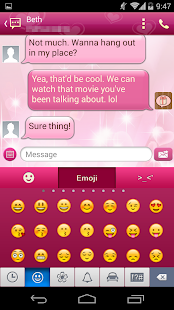 Free Download Handcent 6 Skin Valentine 2012 APK for Android