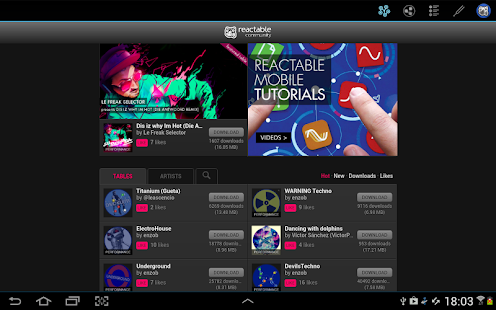 Reactable mobile apk cracked download - screenshot thumbnail