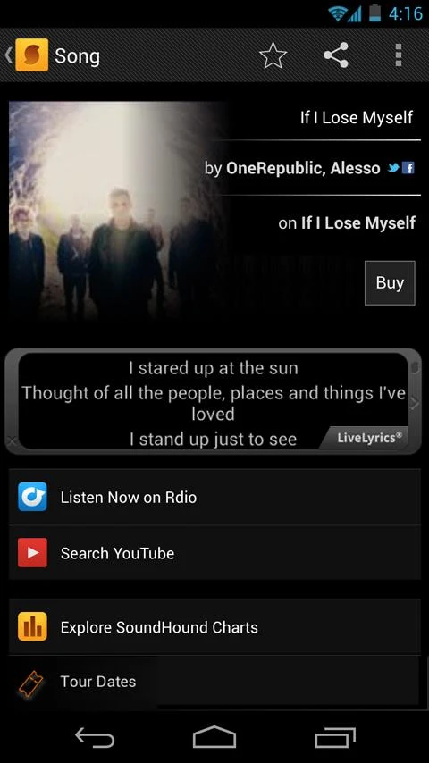 SoundHound ∞ - screenshot