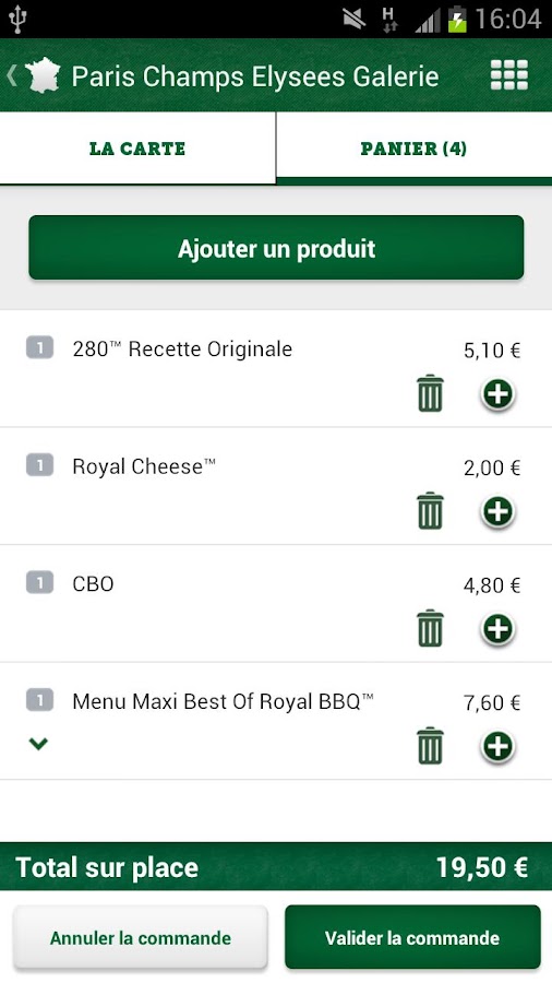 McDo France - screenshot