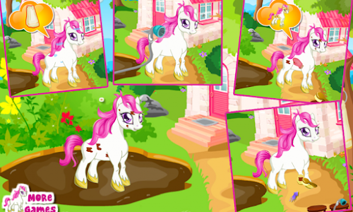 Android application Cute pony care – girl game screenshort