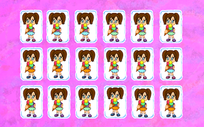 Matching Game-Ice Cream Kids poster 8