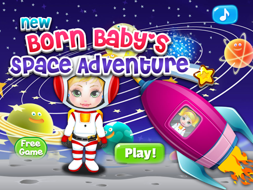 New Born Baby Space Adventure