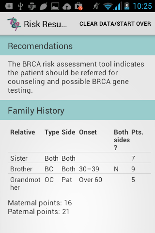 【免費醫療App】BRCA Risk Tool-APP點子