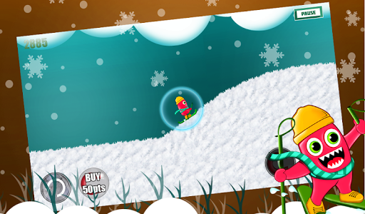 【免費體育競技App】Monster Ski : Winter Skiing-APP點子