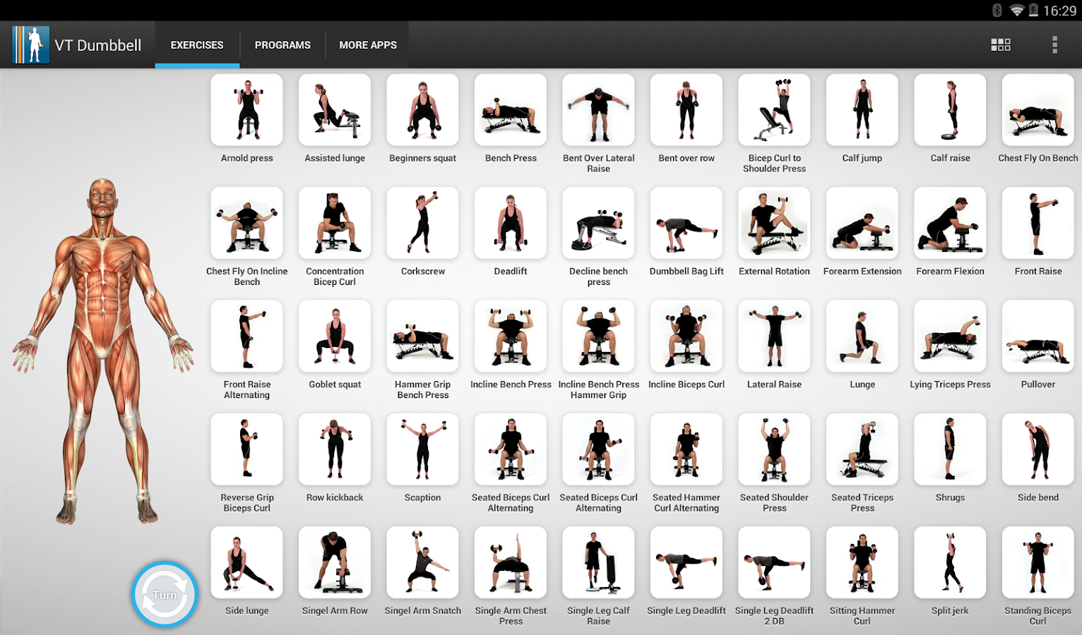 Virtual Trainer Dumbbell Android Apps On Google Play
