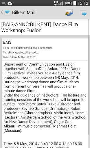 【免費通訊App】Bilkent Mail-APP點子