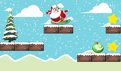 【免費冒險App】Santa Ski Jump Santa Running-APP點子