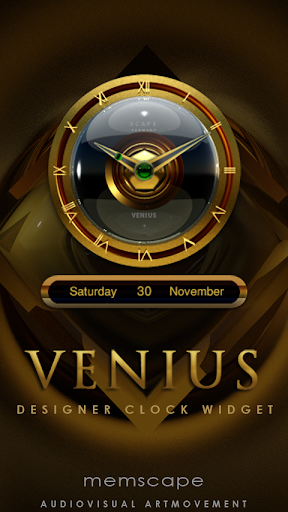 VENIUS Designer Clock Widget