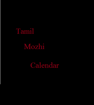 Tamil mozhi calendar