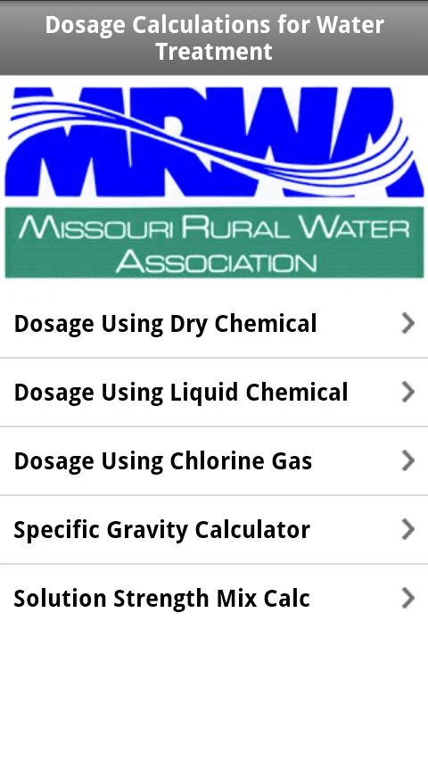   Dosage Calc - Water Treatment- screenshot  