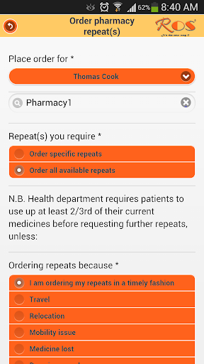 ROS Repeat Ordering System