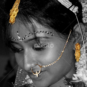 New Bride by Kushal Ghosh - People Portraits of Women