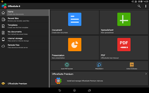 OfficeSuite 7 + PDF&HD - screenshot thumbnail