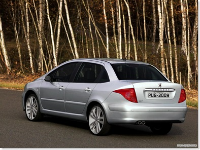 307 Sedan Cinza Aluminium