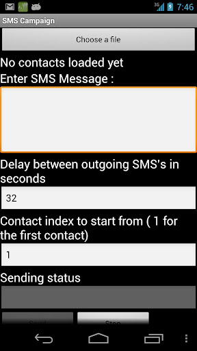 Bulk SMS Campaign