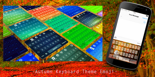 Autumn Keyboard Theme Emoji