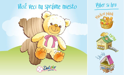 Delíčko Vlož na správne miesto