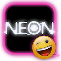 NEON Hot Pink GO SMS Theme logo