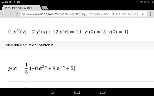 Differential Calculator EQ1+IC