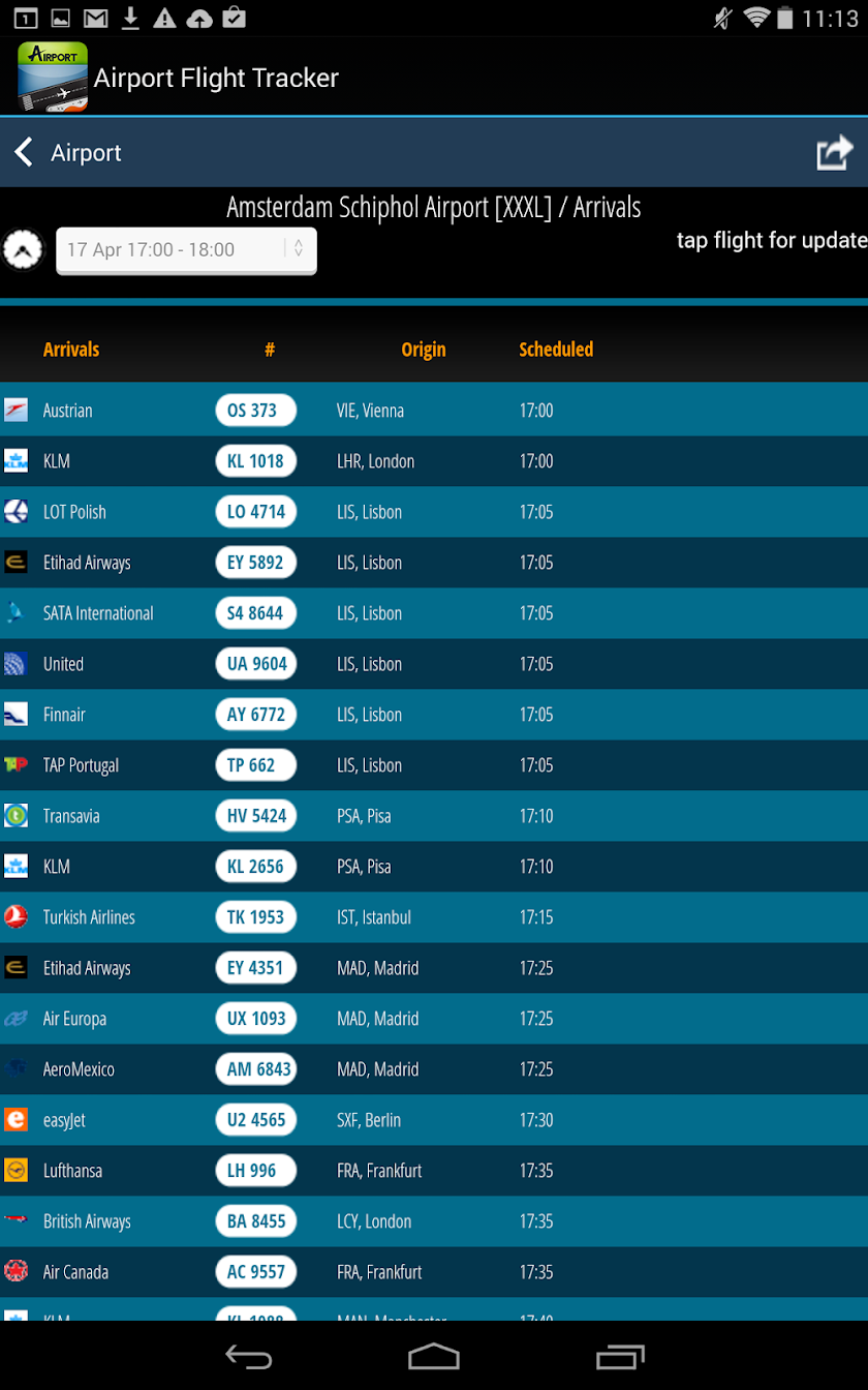 Amsterdam Schiphol Airport Pro Screen 3