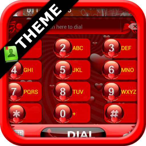 GOContacts theme Red Valentine LOGO-APP點子