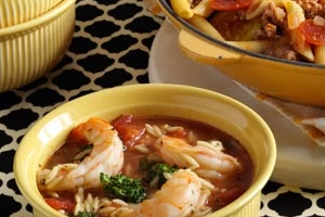 Orzo Shrimp Stew