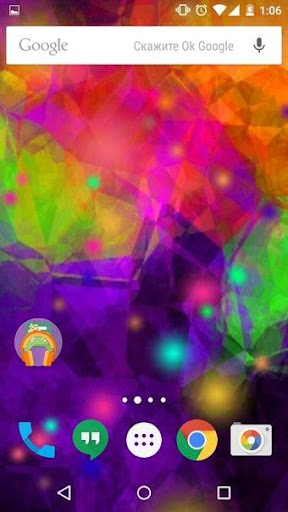 【免費個人化App】Iridescent Particles Live Wall-APP點子