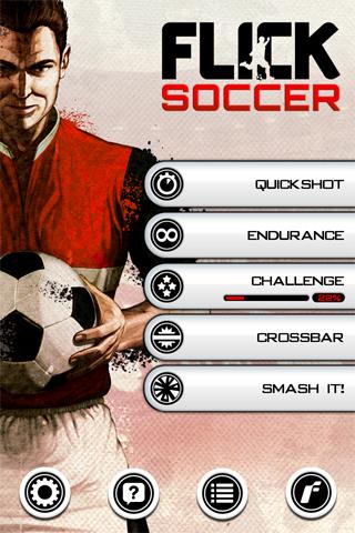 Android application Flick Soccer! screenshort